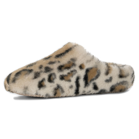 Verbenas Kapcie Damskie Ocieplane Leopard