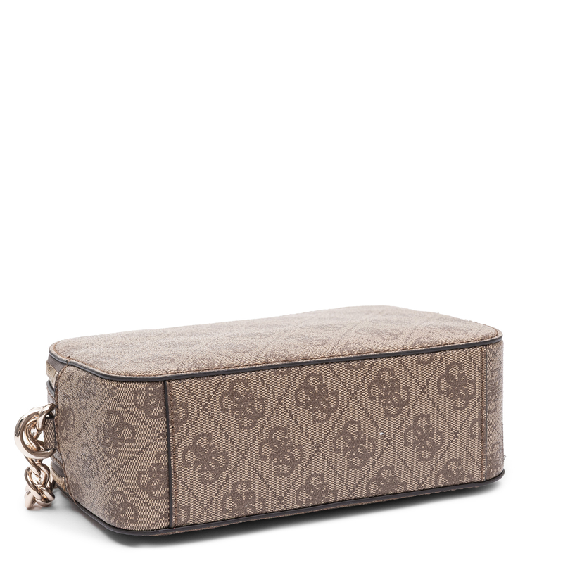 Guess Elegancka Stylowa Listonoszka Damska z Logo Beżowa HWBG9672140-LATTE