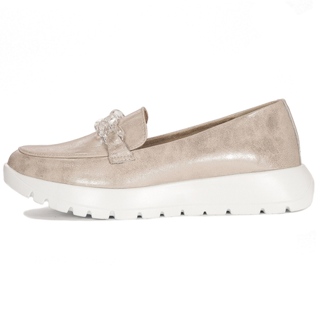 Filippo Women's Moccasins Leather Beige