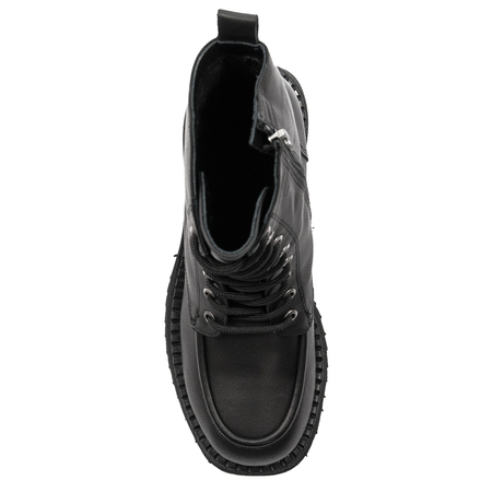 Boccato Women's black leather boots