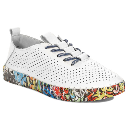 Artiker Women's Half Shoes White