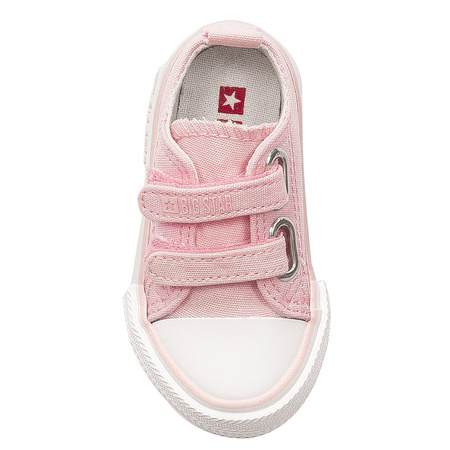 Big Star Children's sneakers for girls with Velcro Pink