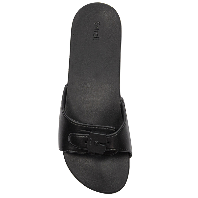 Scholl Klapki damskie Pescura Flat Aqua Black