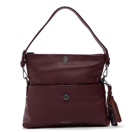 Pepe Jeans Women's Handbag Burgundy Red