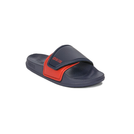 Big Star Navy/Red Velcro children's slippers