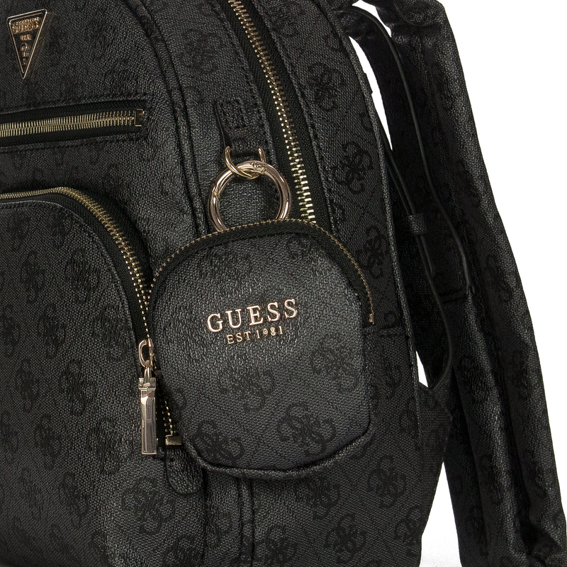Guess Women's Backpack with Logo Gray SL712435-COAL LOGO
