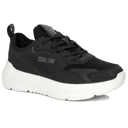Big Star Sneakersy półbuty damskie Black Czarne