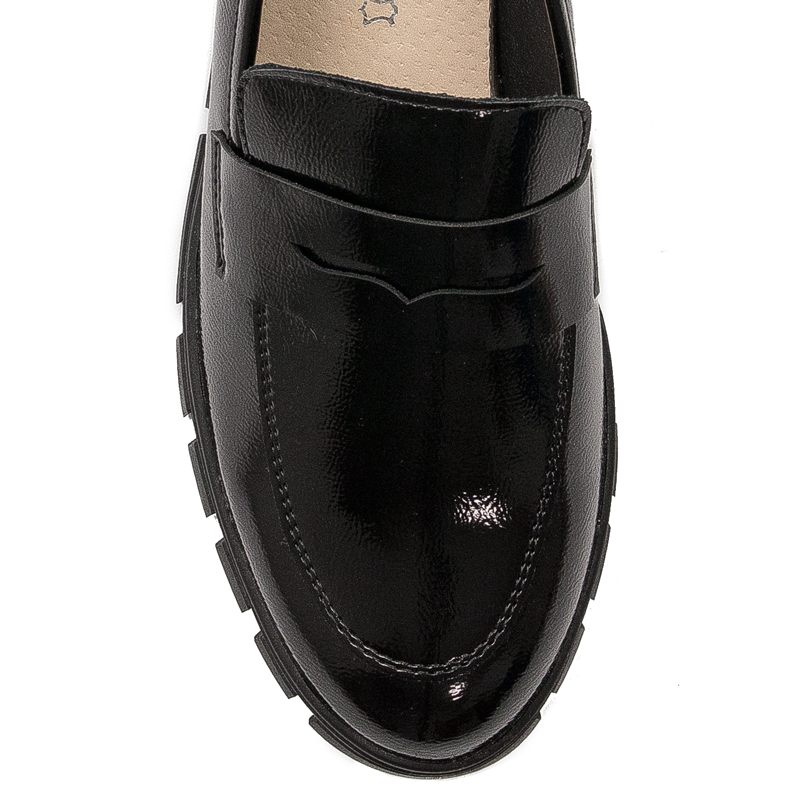 Women's loafers shoes Sergio Leone Black