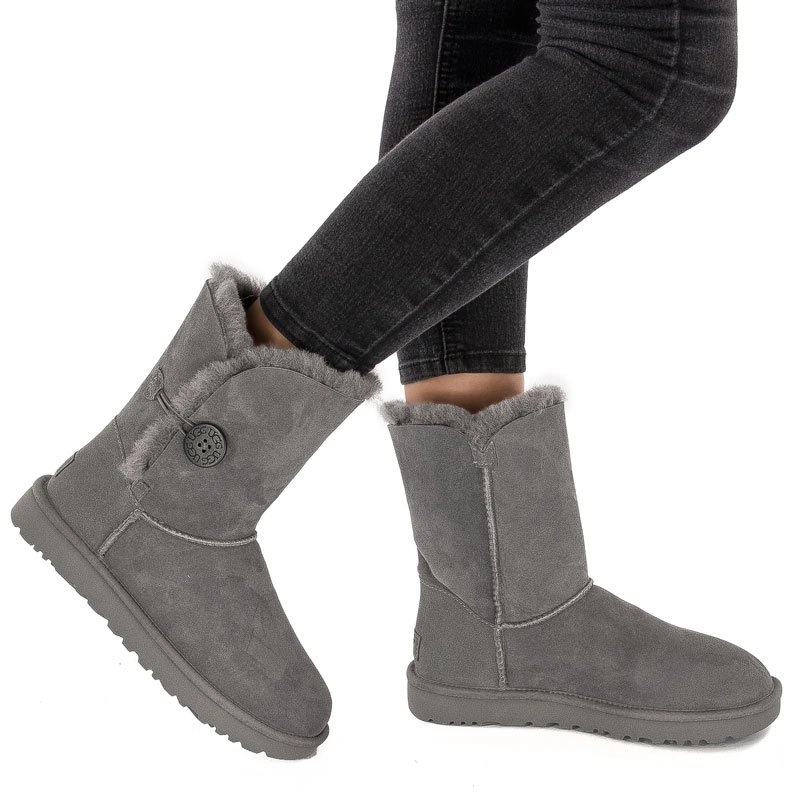 UGG W BAILEY BUTTON II 1016226 GREY