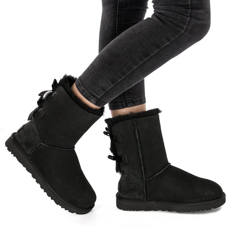 UGG W BAILEY BOW II BLACK 1016225 BLK