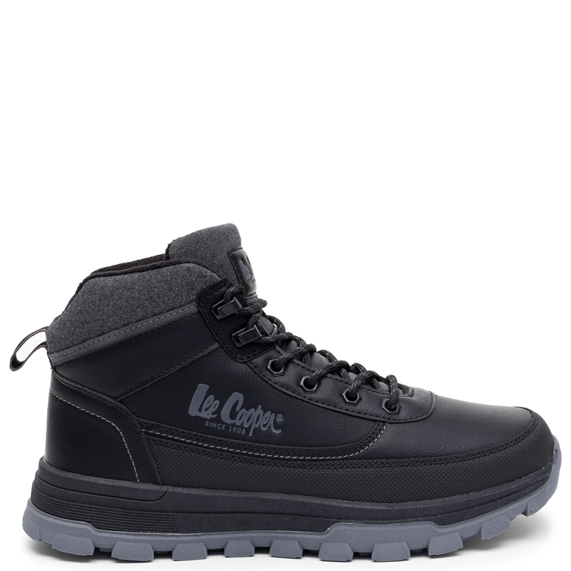 Lee Cooper Męskie Sznurowane Trzewiki Na Platformie Czarne LCJ-26-01-4625MA