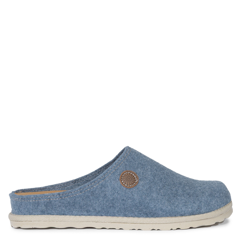 Inblu Filcowe Kapcie Damskie Wsuwane Niebieskie CS000047-BLUE