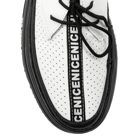 Filippo Women's White Lether shoes