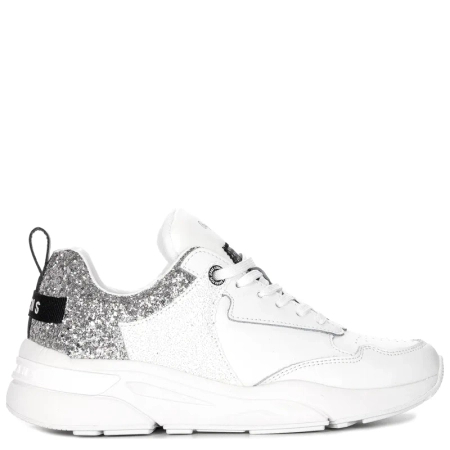 Pepe Jeans Sneakersy damskie White Arrow Glam Białe