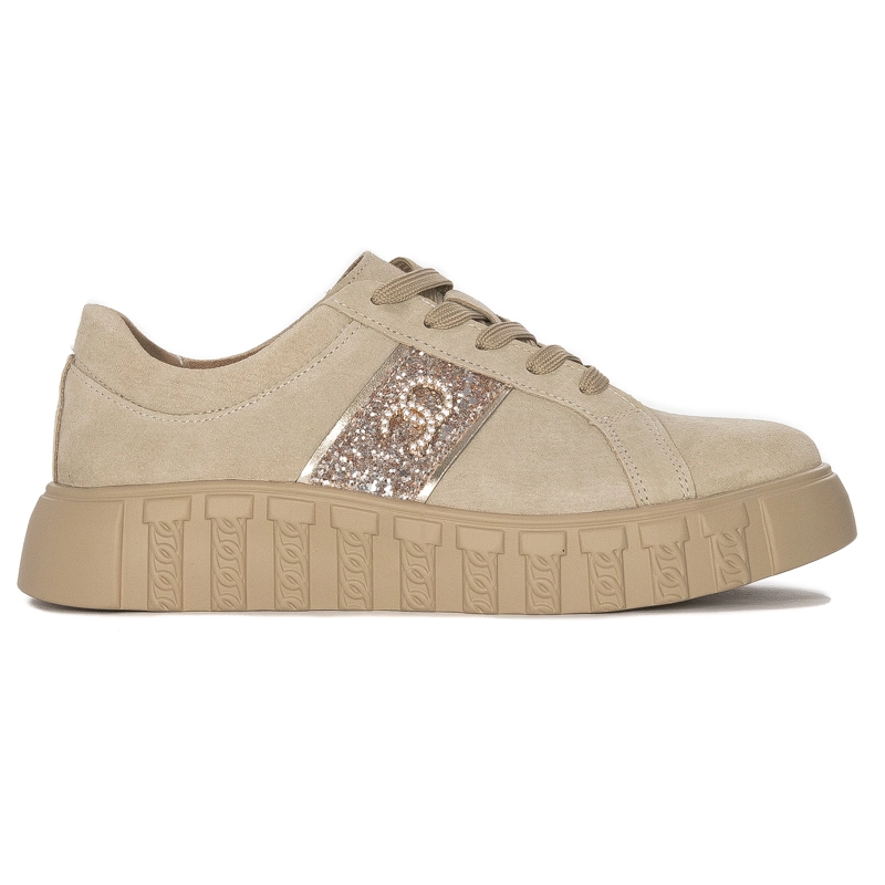 Shoes Loafers Filippo leather beige