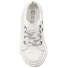 Big Star White children's slip-on sneakers