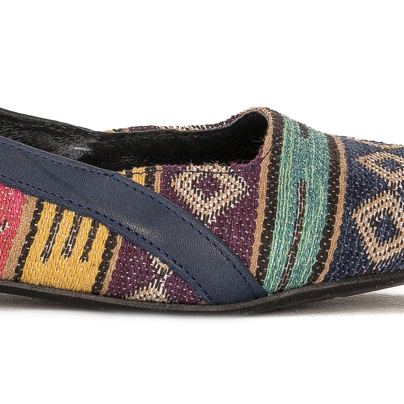Maciejka Navy Blue Ballerina Shoes