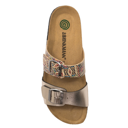 Dr. Brinkmann Women's Slides Gold