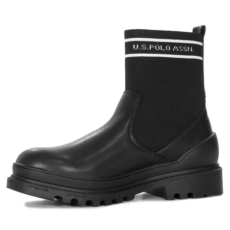 Botki U.S.Polo Assn. Bruna 007 wsuwane Czarne