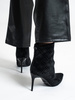 Guess Botki damskie na szpilce Black
