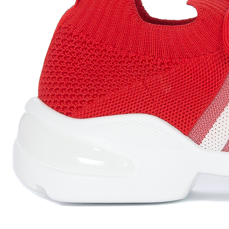 GOE Sneakersy buty damskie sportowe czerwone