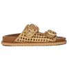  Inuovo Women's Leather Flip-Flops Gold