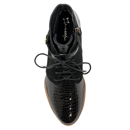 Maciejka 5743A-20/00-7 Women's Black Leather Boots