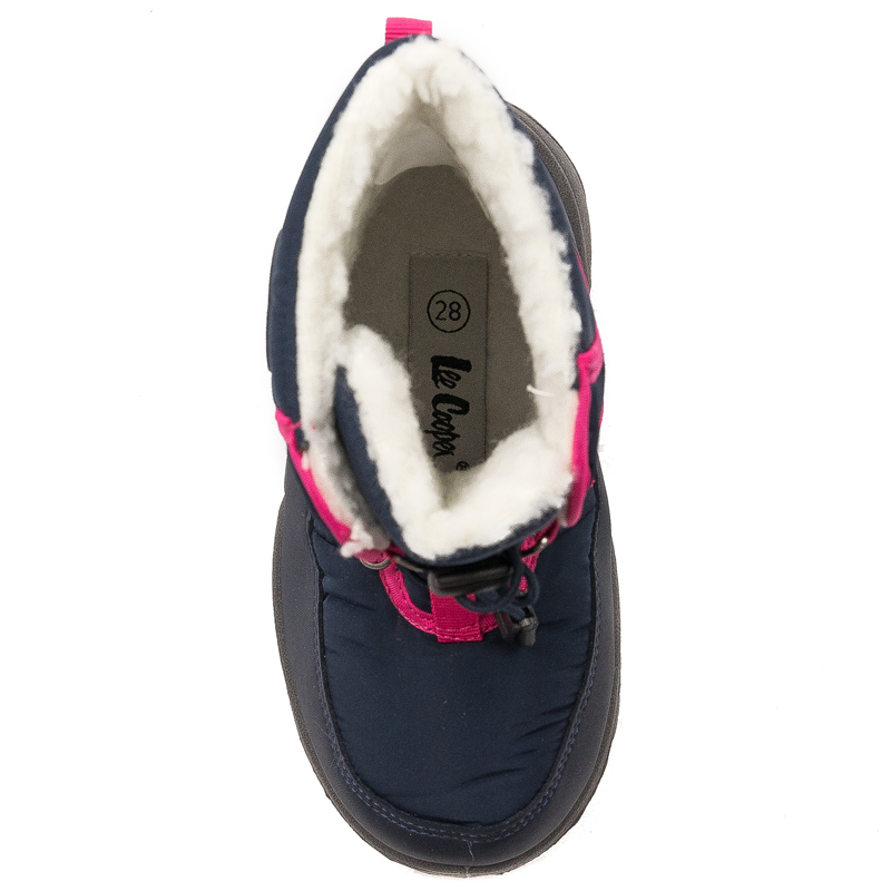 Lee Cooper Śniegowce botki dziecięce dziewczęce Navy granatowe
