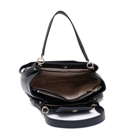 Guess Torebka Damska Do Ręki I Na Ramię Elegancka Czarna BG230623-BLACK