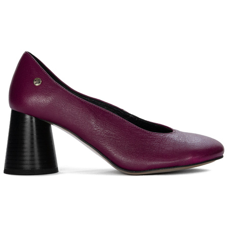 Maciejka Women's Leather Purple Pumps