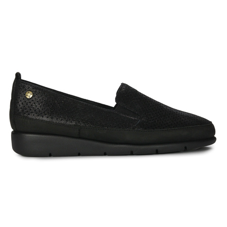 Maciejka Black Leather Low Shoes