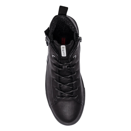 Bugatti Botki Męskie Sznurowane Czarne