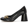 Maciejka Women's Black Leather Pumps 