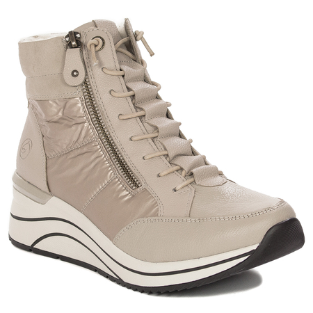 Remonte Women's Beige Combi Warmed Boots