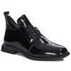 Filippo Women's Patent Leather Ankle Boots Black