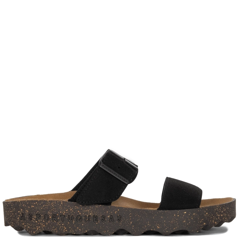 Asportuguesas Women's Flip Flops Black