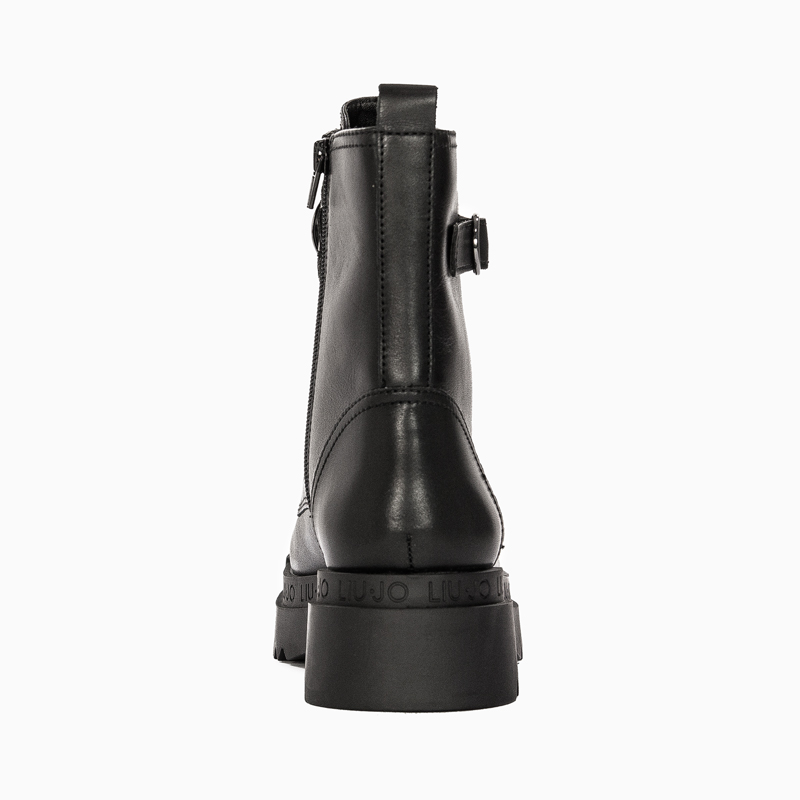 Liu Jo Botki Trzewiki Damskie Na Platformie Black SF3037 P0102