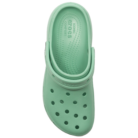 Crocs Classic Platform Clog Jade Stone Slides