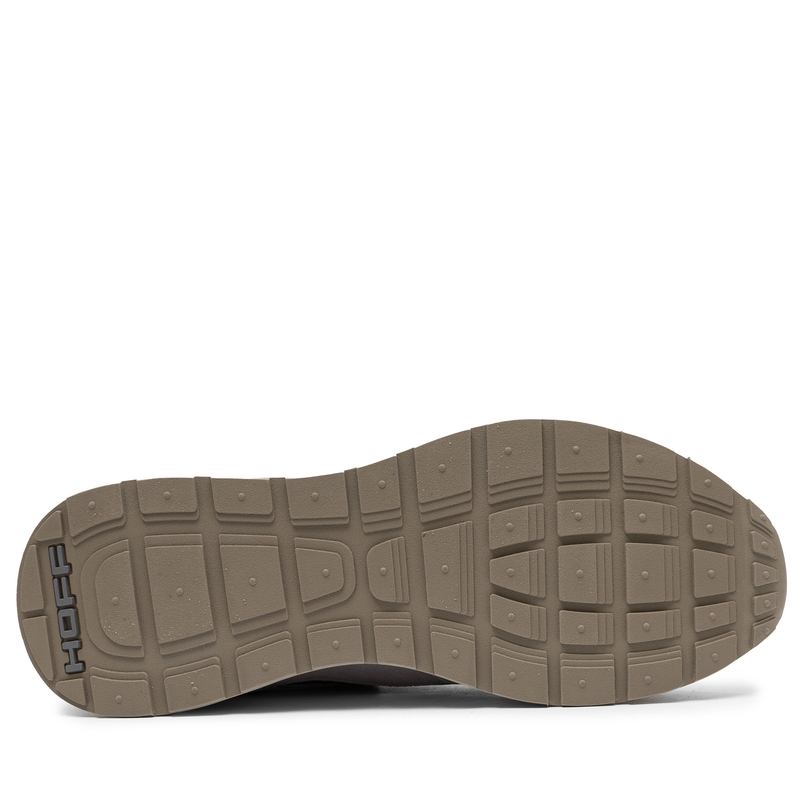 Hoff Retro Sneakers Leather-Textile Trainers Grey 12602402