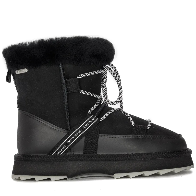EMU Australia Black Blurred W12641 Black