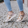 Maciejka 04448-25-00-5 Gold+Beige Flat Shoes