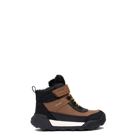 Geox Boys' Light Brown/Black Boots