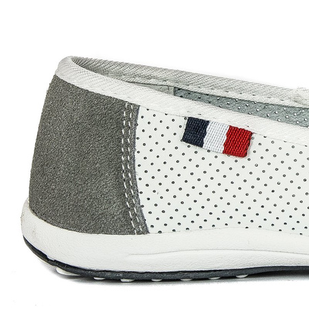 Filippo DP142-22 WH GR White/Grey Ballerina