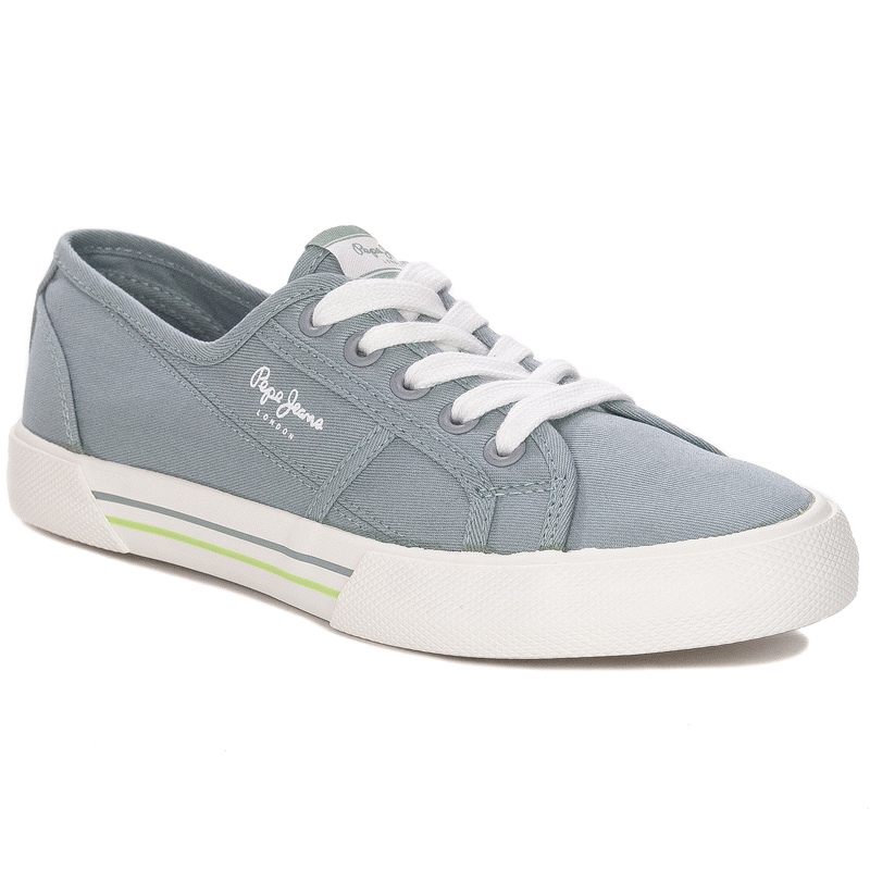 Trampki tenisówki damskie Pepe Jeans Brandy W Basic Pacific Blue