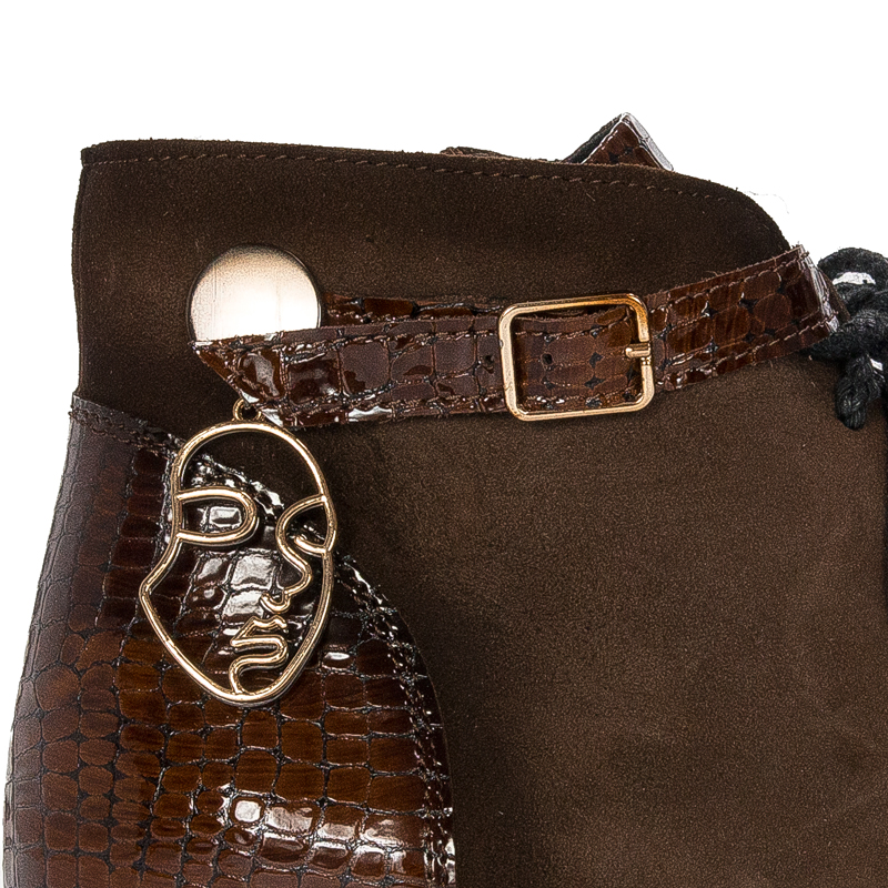 Maciejka 5743A-02/00-7 Women's Brown Leather Boots