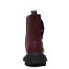 Sokolski Insulated Leather Combat Boots Chunky Platform Burgundy TS-Z25-297-BURGND