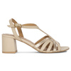 Maciejka Women's High Heel Sandals Leather Beige