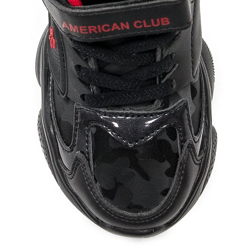 Sneakersy American Club BD14/21 Black/Red