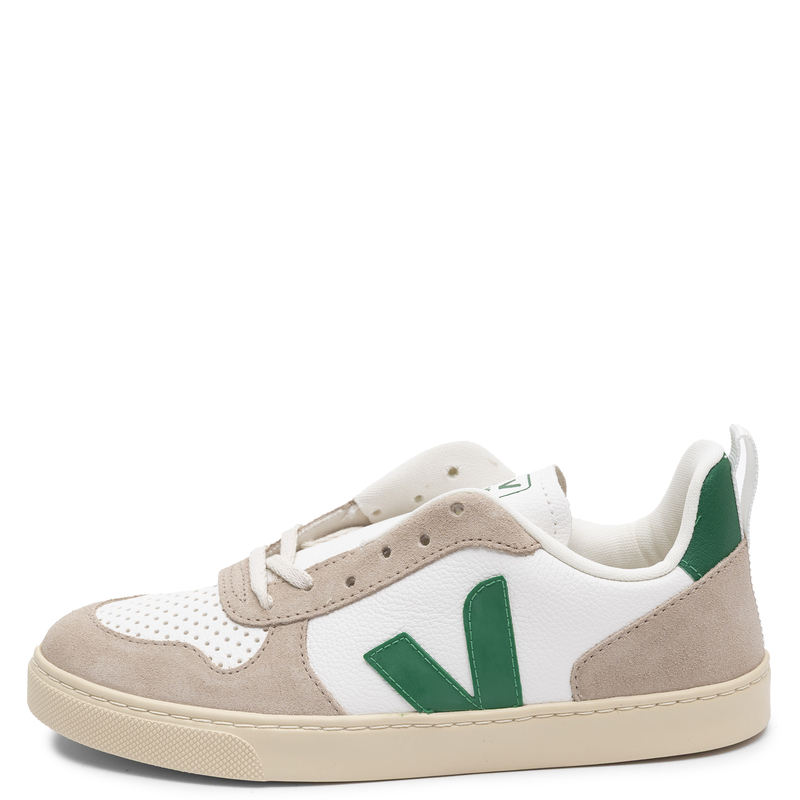 Veja Sneakersy damskie skórzane White Emeraude Almond białe