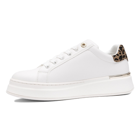 Tommy Hilfiger Platform Women’s Sneakers With Leopard Heel White T3A9-33986-1842A472